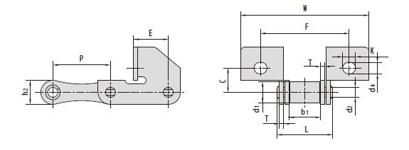 S type steel agricultural chain attachments-2