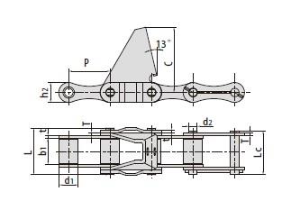 S type steel agricultural chain attachments-1