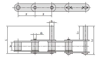 C type and CA type steel agricultural chain attachments-1