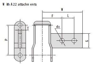 Steel pintle chain attachments-1