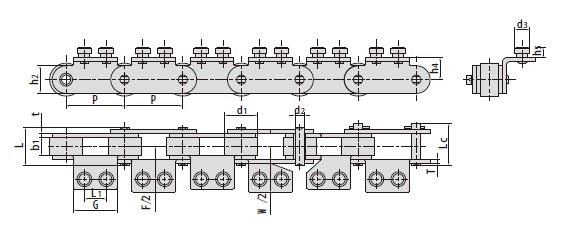 Conveyor chains for cold drink production-2