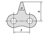 Stainless steel sharp top chains-2