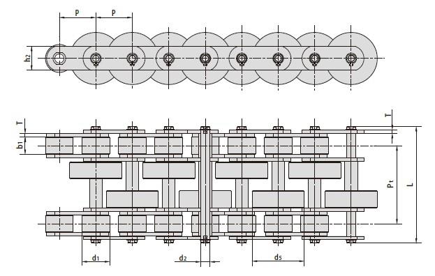 Conveyor chains for steel mill-1