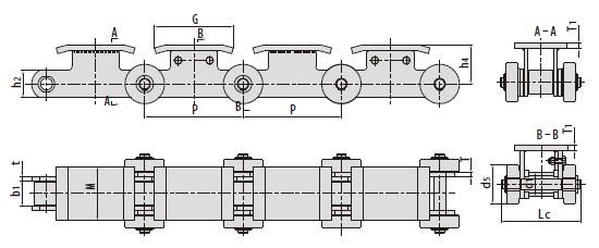 Conveyor chains for steel mill-2