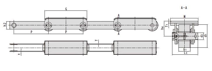 Conveyor chains for steel mill-2