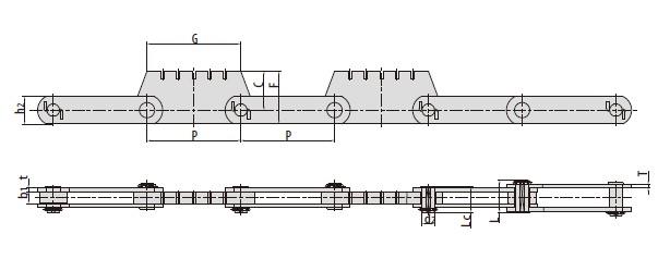 Conveyor chains for steel mill-2