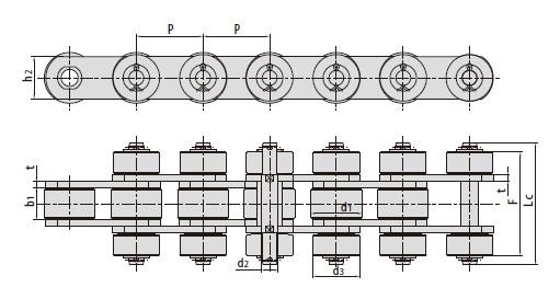 Conveyor chains for steel mill-2