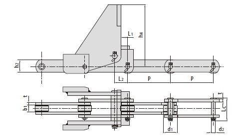 Conveyor chains for steel mill-2