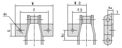 Welded-steel-type mill chains with attachments-1