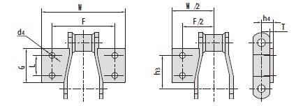 Welded-steel-type mill chains with attachments-2