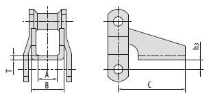 Welded-steel-type mill chains with attachments-1