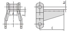 Welded-steel-type mill chains with attachments-2