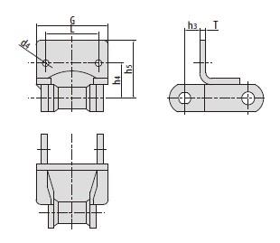 Welded-steel-type mill chains with attachments-3