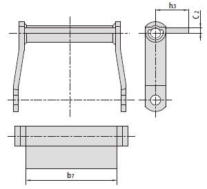 Welded-steel-type drag chains with attachments-2