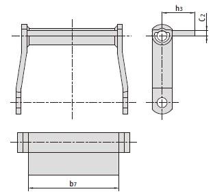 Welded-steel-type drag chains with attachments-3