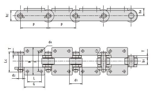 Sugar mill chains