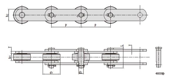 Sugar mill chains