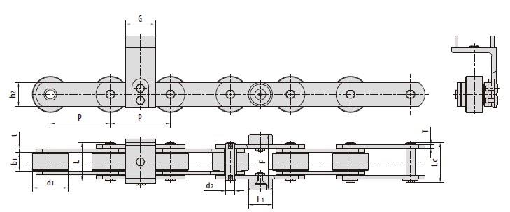 Conveyor chains for automobile production line-2