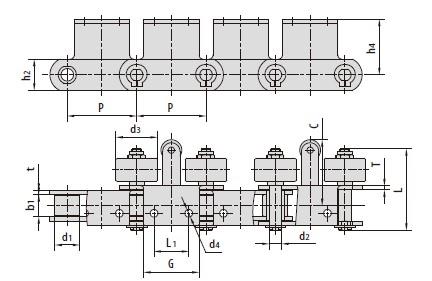 Conveyor chains for automobile production line-2