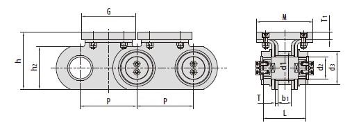 Conveyor chains for automobile production line-2