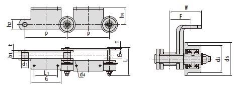 Conveyor chains for automobile production line-2