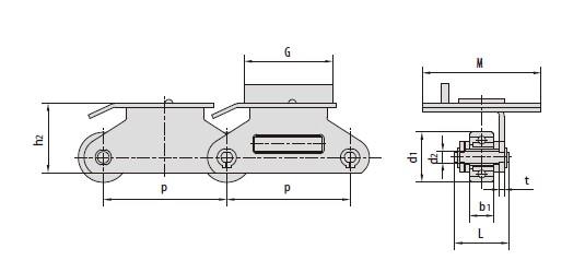 Conveyor chains for automobile production line-2