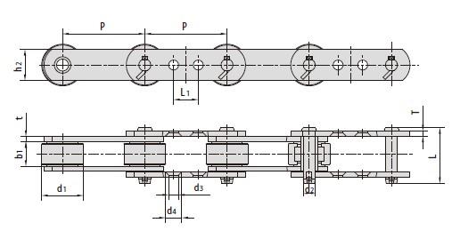 Conveyor chains for automobile production line-2