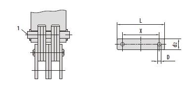 Clevises pin (LH series)