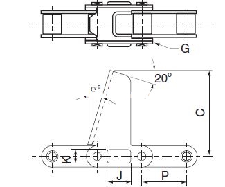 Agricultural Chain Attachments CA550 CA557