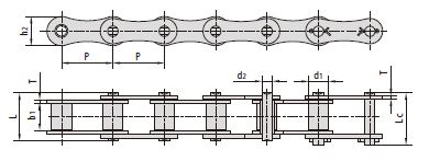 Agricultural Chains And Attachments P41.3 CA1620F4 CA642 CA645F1 CA650 CA650F2 CA650F4