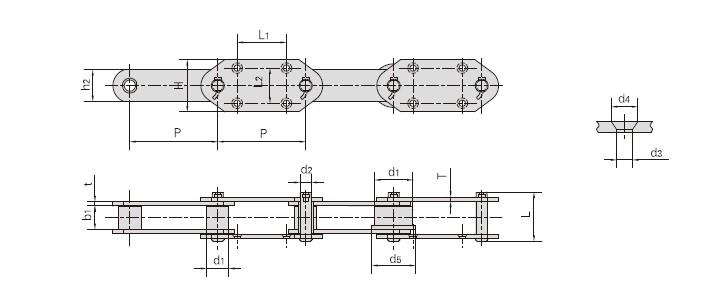 Conveyor Chains For Elevator P95 P100F225-G4 P100F269-G4 P125F61-G4 P125F62-G4 P150F142-G4 RF10150RF1 P150F47 RF10150RF1-G4 P152F41 P152F236-G4 RF17200MF1-G-4 RF17200MF2-G-4 P200F128-G4 P200F130-G4 P250F6 P250F66 P250F71SS P250F87-G4 P250F110-G4 P250F163 P300F1 P350F2-G4