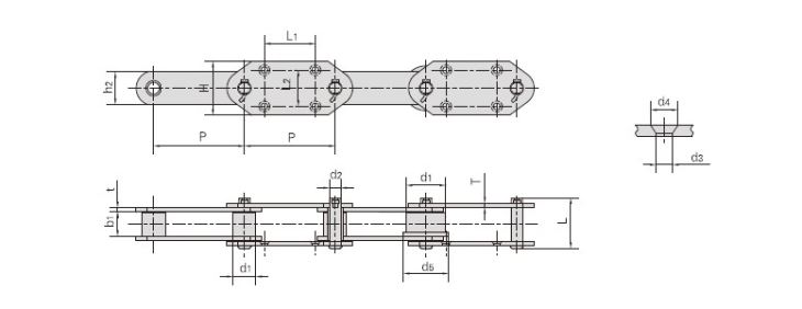 Conveyor Chains For Elevator P95 P100F225-G4 P100F269-G4 P125F61-G4 P125F62-G4 P150F142-G4 RF10150RF1 P150F47 RF10150RF1-G4 P152F41 P152F236-G4 RF17200MF1-G-4 RF17200MF2-G-4 P200F128-G4 P200F130-G4 P250F6 P250F66 P250F71SS P250F87-G4 P250F110-G4 P250F163 P300F1 P350F2-G4