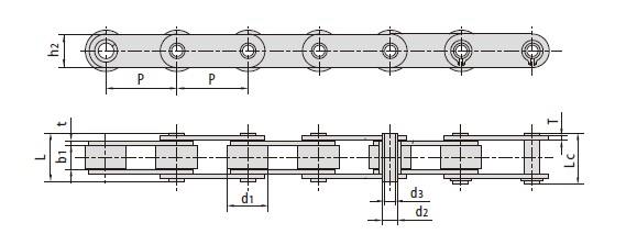 Hollow Pin Conveyor Chains HB100F7 HB100F9 HB100F10 HB100F11 HB100F13 HB100F14 HB100F18 HB100F19 HB100F20 HB125 HB127F1 HB150F1 HB152F3 HP40 HP50 HP50F4 HP50.8 HP76.2F7 HP76.2F9 HP100 HP100F1 HP101.6F1 HP101.6F2 HP101.6F6 HP101.6F8 HP130 HP152 HP152.4F1 HP152.4F4