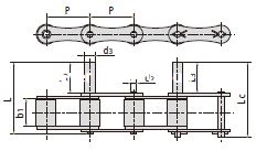 S Type Agricultural Chain S62-D4 S42-D1F1 S42-D2 S62-D3F1