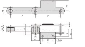 Conveyor Chain With Attachments P250F74 P315F11