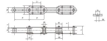 Conveyor Chains For Elevator P95 P100F225-G4 P100F269-G4 P125F61-G4 P125F62-G4 RF10150RF1 P150F47 P150F142-G4 RF10150RF1-G4 P152F41 P152F236-G4 RF17200MF1-G-4 RF17200MF2-G-4 P200F128-G4 P200F130-G4 P250F6 P250F66 P250F71SS P250F87-G4 P250F110-G4 P250F163 P300F1 P350F2-G4