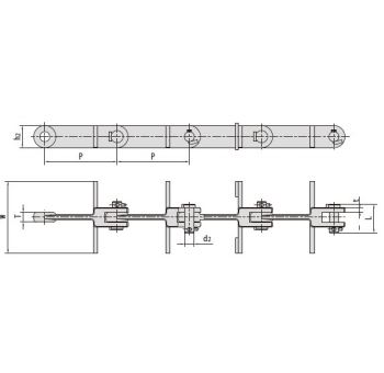 Scraper Conveyor Chains MCL267-150-T MR112F21-B-100