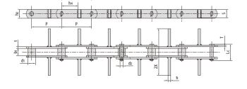 Scraper Conveyor Chains RF6205MF13 M315F51-B-200