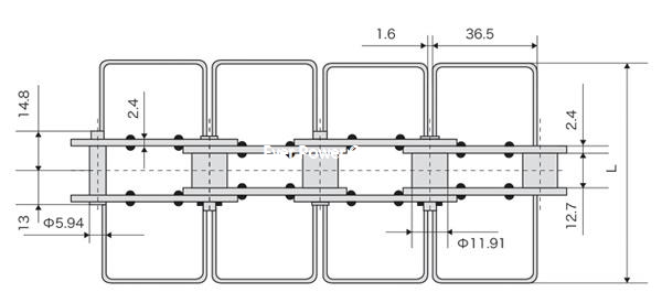 Stainless Steel Table Top Plate Chain